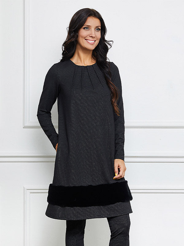 Lega suknelė "Amelie Black - White Dots"