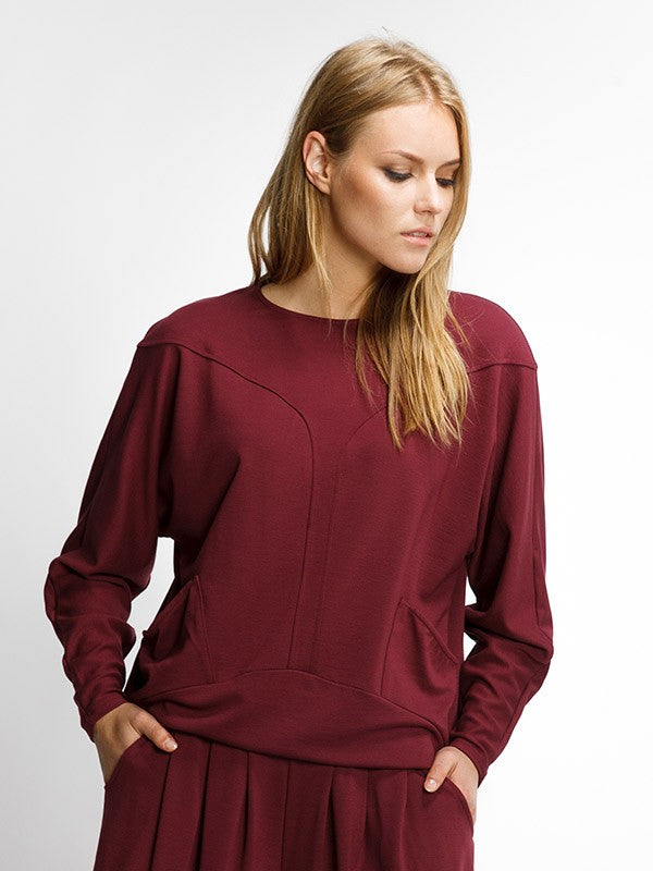 Lega viskozinė palaidinė "Queens Cherry"