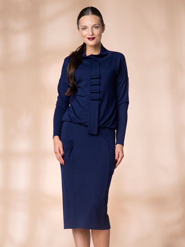 Lega viskozinis sijonas "Miranda Blue"