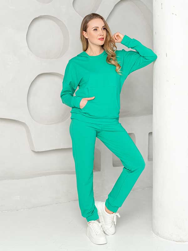 Lega medvilninės laisvalaikio kelnės "Solana Green"