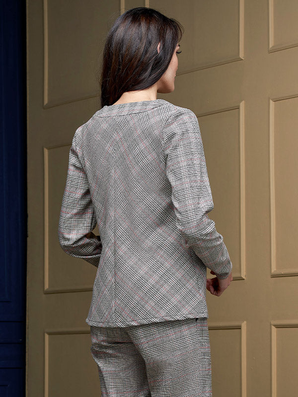 Lega palaidinė "Violette Multicolor Tweed"