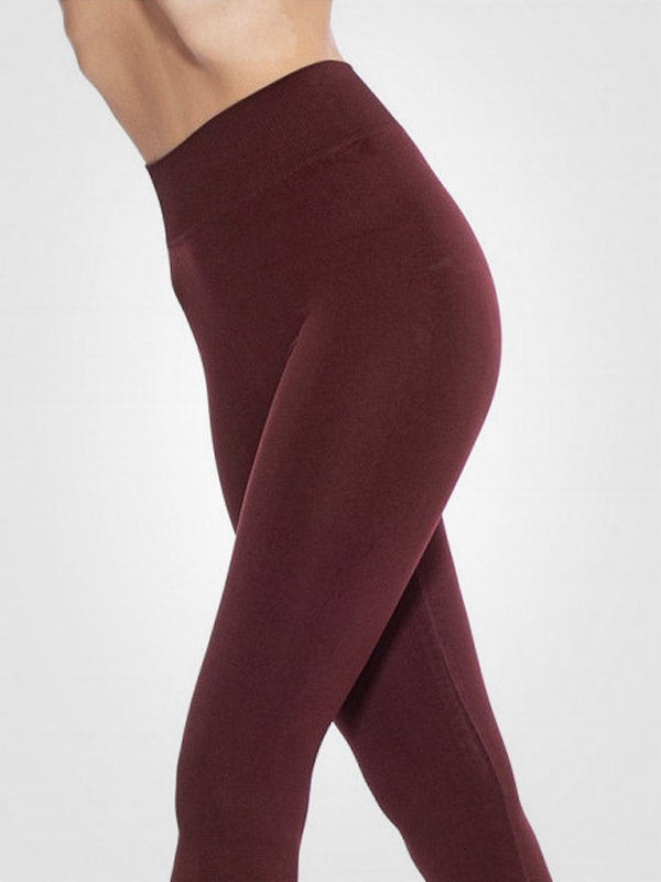 Giulia besiūlės nepermatomos tamprės patogiu juosmeniu "Model 2 Deep Marsala"