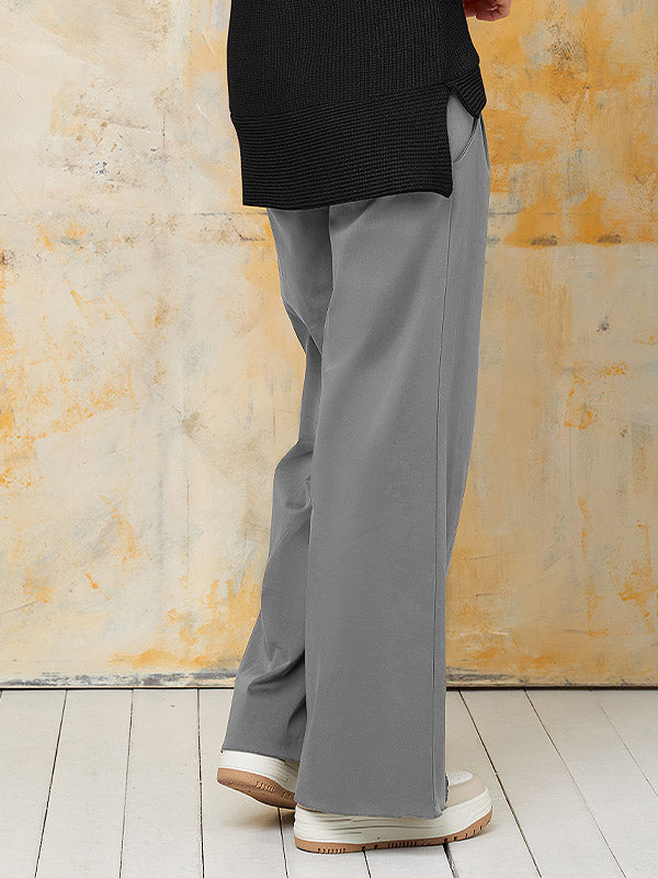 Lega plačios tiesaus kirpimo kelnės "Kimberly Grey"