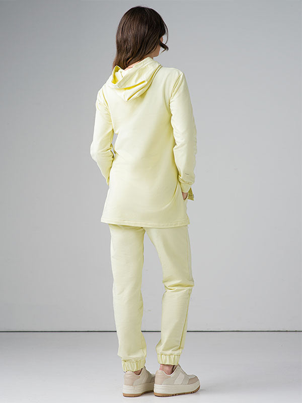 Lega medvilninės laisvalaikio kelnės "Margarita Light Yellow"