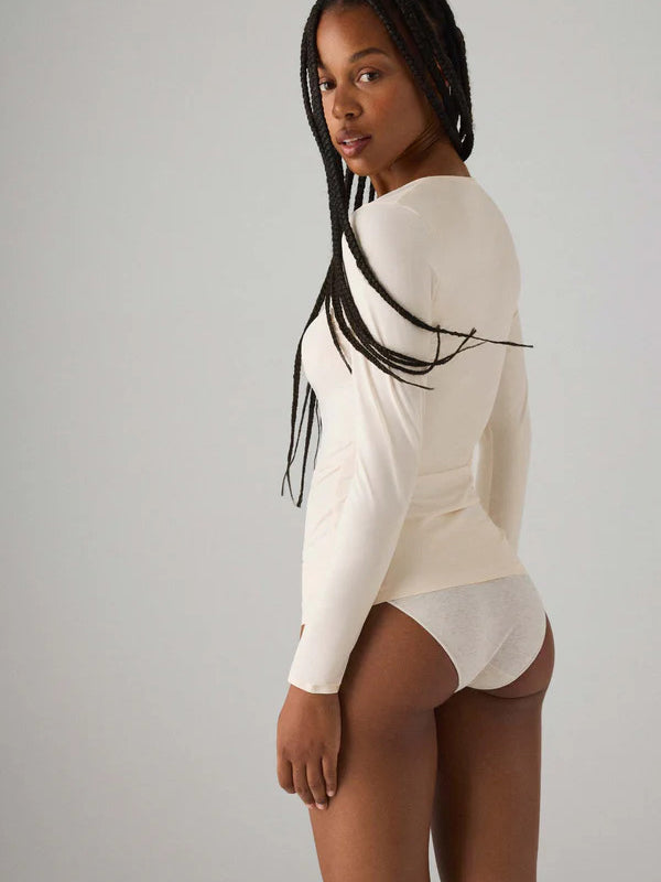 Ysabel Mora marškinėliai "Juanita Off White"