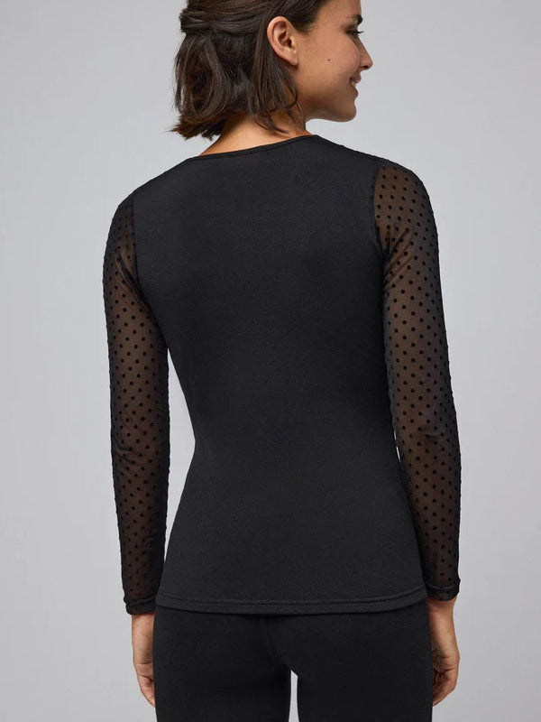 Ysabel Mora termo marškinėliai su tiuliu "Alisa Black"