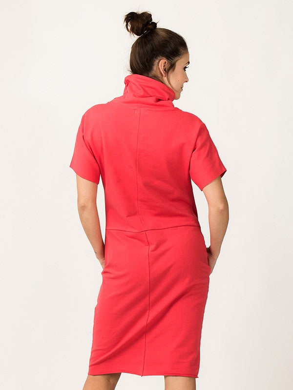 Tessita medvilninė suknelė "Raina Coral"