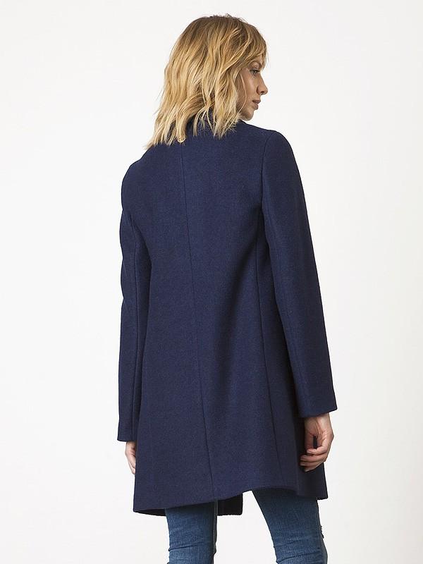 Janbor пальто с шерстью "Claire Dark Blue"