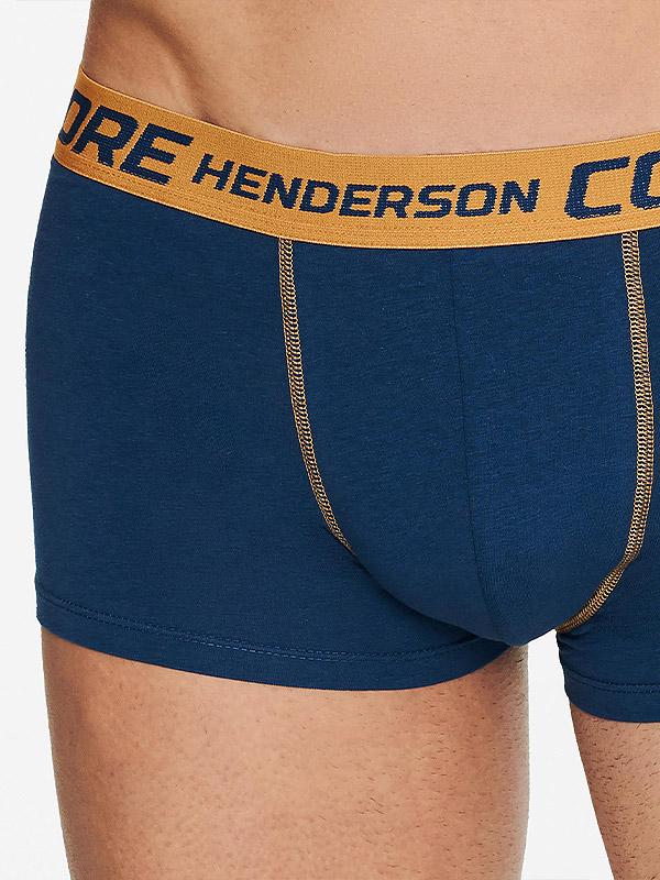 Henderson 2 vīriešu apakšbikšu-šortu komplekts "Boot Navy - Orange"