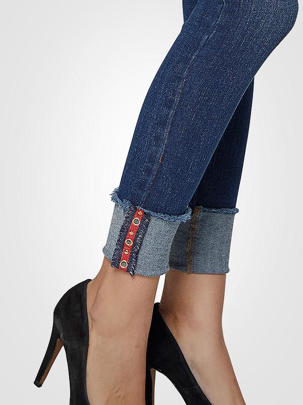 Ysabel Mora dibenu paceļošas džinsu bikses "Sebella Push-Up Blue Jeans"