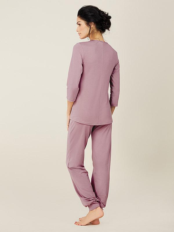 Lega kokvilnas pidžama "Sanna Dark Pink"