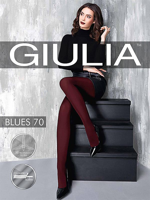 Giulia полупрозрачные колготки из микрофибры "Blues 70 Den Marsala"