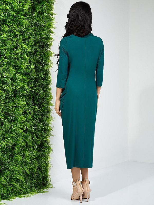 Lega вискозное платье "Silene Dark Green"