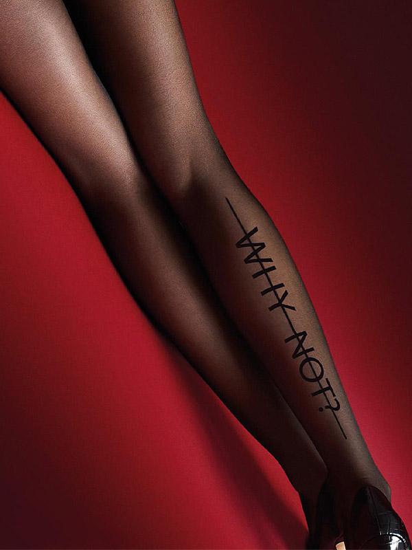 Marilyn zeķbikses ar atvērtu kājstarpi "Hot H10 20 Den Black"