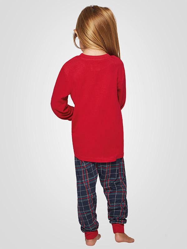 Muydemi gara pidžama meitenēm "Ho Ho Ho Girl Red - Navy - Multicolor"