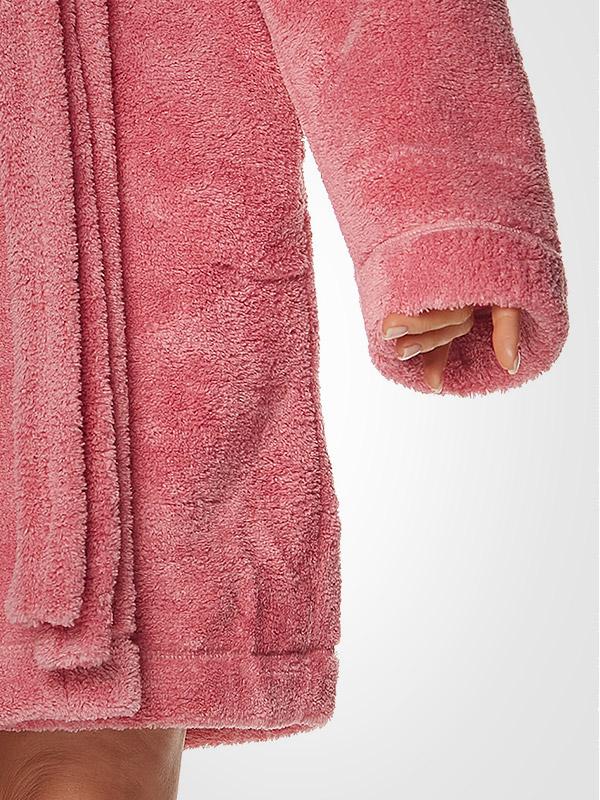 L&L īss halāts ar kapuci "Dora Pink"