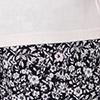 Aruelle dabīgās šķiedras pidžamas "Haven Long Cream - Black Flower Print"