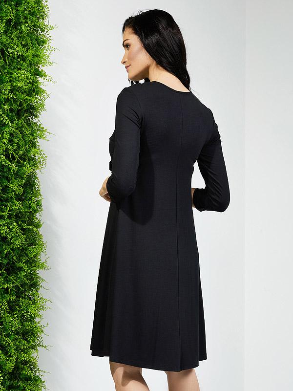 Lega вискозное платье "Lavatera Black"