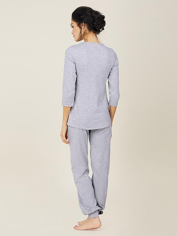 Lega kokvilnas pidžama "Sanna Grey"
