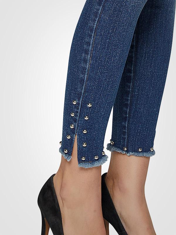 Ysabel Mora dibenu paceļošas džinsu bikses "Reina Push-Up Blue Jeans"