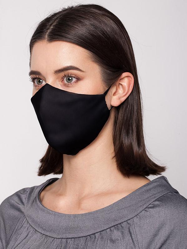 Lega многоразовые защитные маски для лица 3 шт. "Be Safe Black"