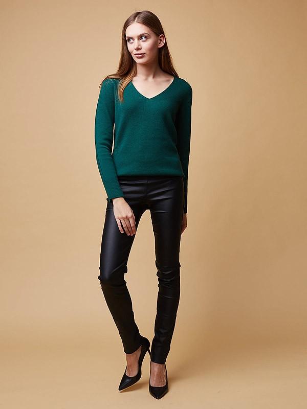 ON•LOGO merino vilnas džemperis "Orta Dark Green"