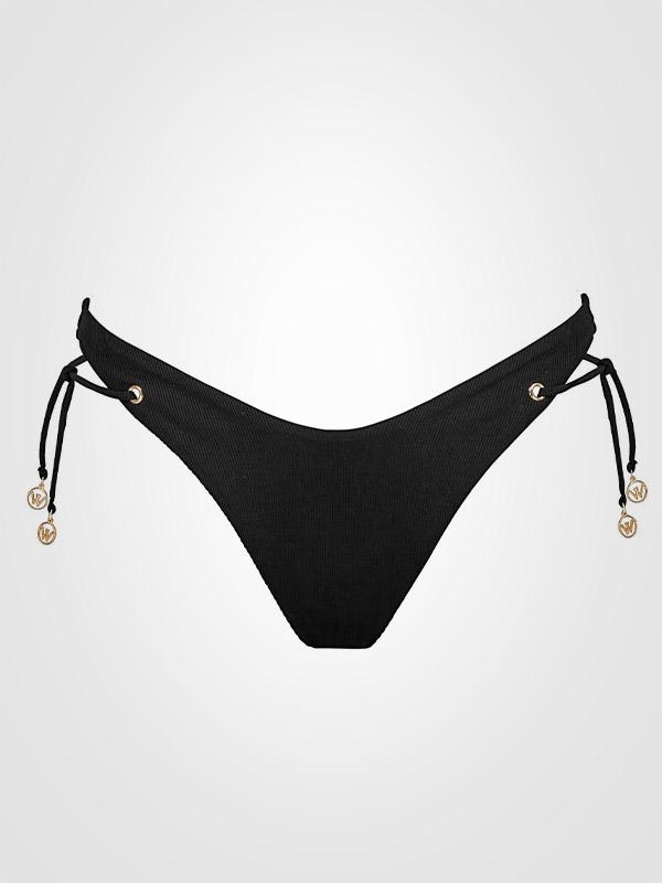 Watercult bikini peldkostīms ar lociņiem "Panther Black"