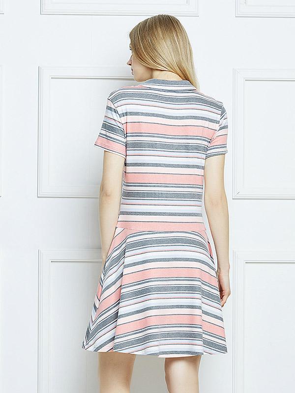 Lega платье "Hailey Pastel Stripes Print"