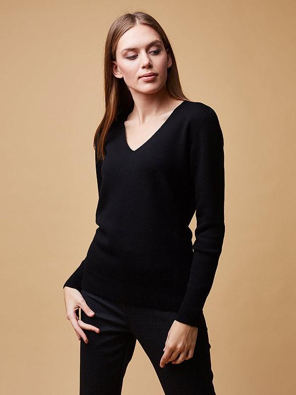 ON•LOGO merino vilnas džemperis "Orta Black"