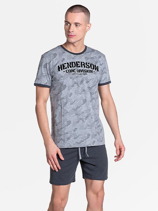 Henderson vīriešu kokvilnas pidžama "Load Grey - Graphite"