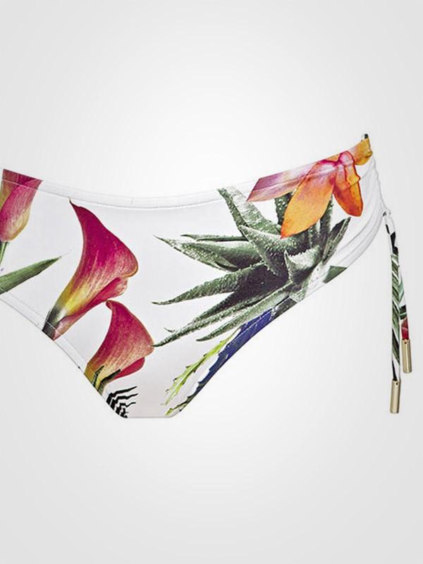 Maryan Mehlhorn peldkostīms "Greenhouse White - Multicolor Flower Print"