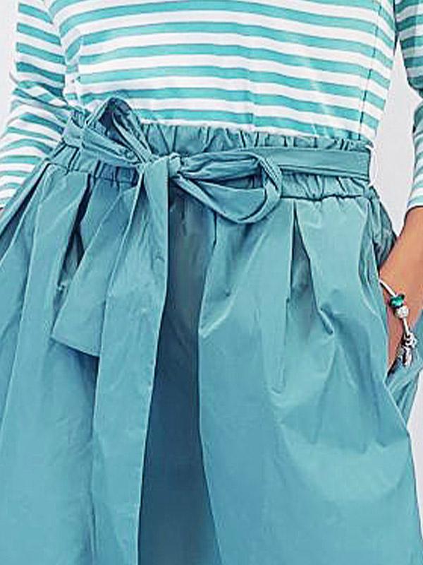 Il Vento E La Seta zvana formas kleita "Tiffany Mint - White Stripes"