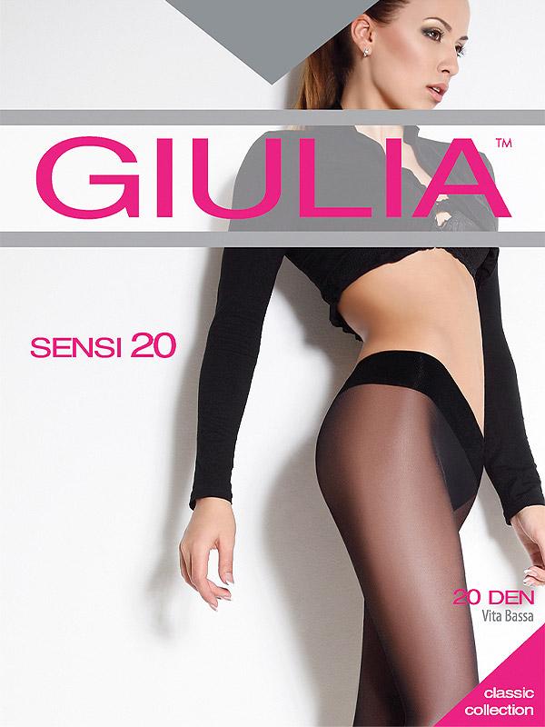 Giulia zeķbikses ar pazeminātu jostasvietu "Sensi 20 Den Nero"
