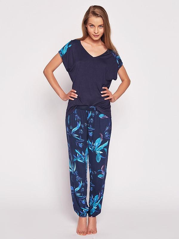 Esotiq pidžama "Oneida Blue Flower Print"