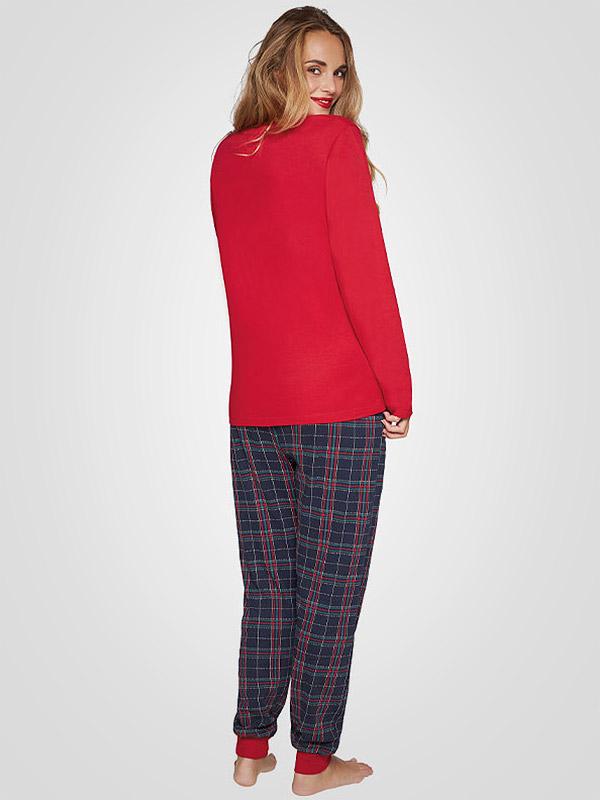 Muydemi kokvilnas pidžama "Anita Red - Navy - Multicolor"