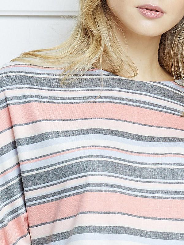 Lega blūze "Lauren Pastel Stripes Print"