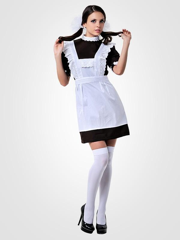 Le Frivole костюм из 2 частей "Schoolgirl Morgan Brown - White"
