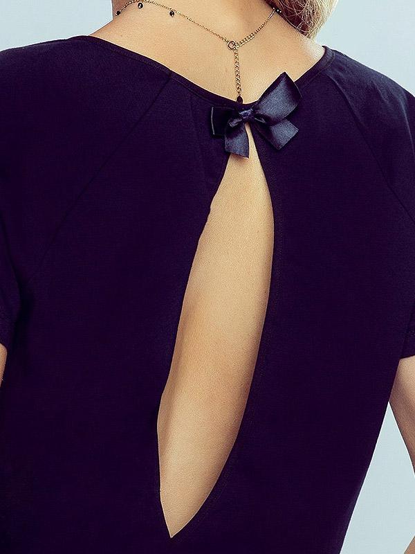 Eldar хлопковая блузка с глубоким вырезом на спине "Ilza Black"
