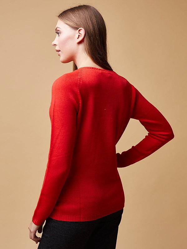 ON•LOGO merino vilnas džemperis "Como Red"