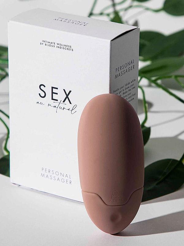 Bijoux Indiscrets intīmās zonas masieris "Sex au Naturel Personal Massager Pink"