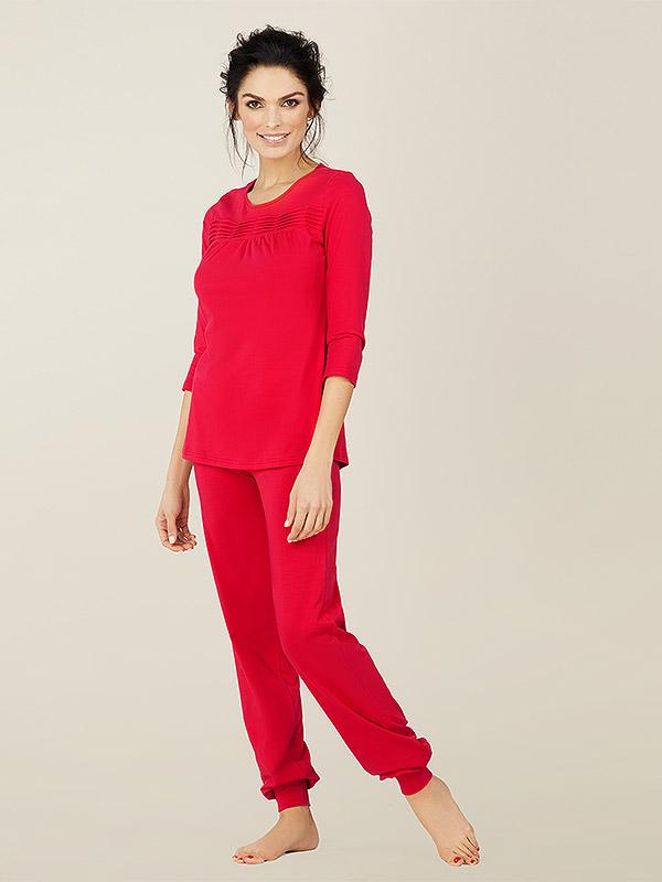 Lega kokvilnas pidžama "Sanna Red"