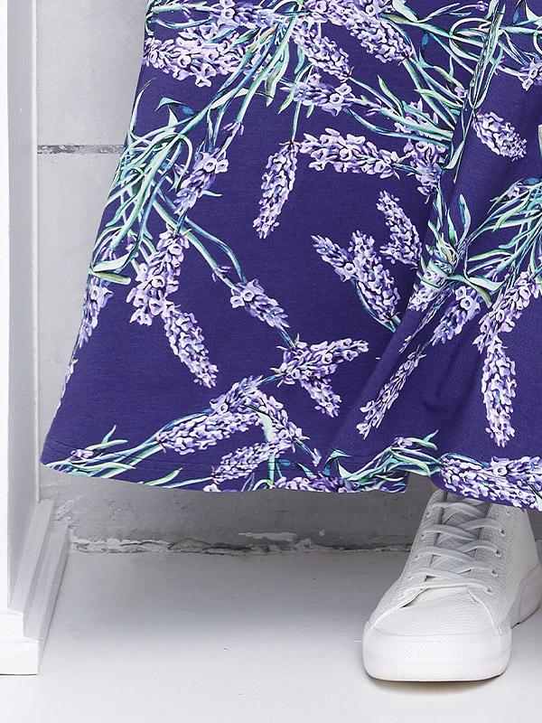Lega viskozes maxi kleita "Juanna Lavender Print"