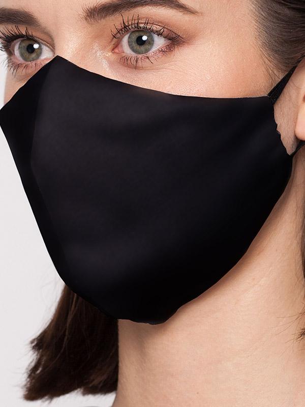 Lega многоразовые защитные маски для лица 3 шт. "Be Safe Black"