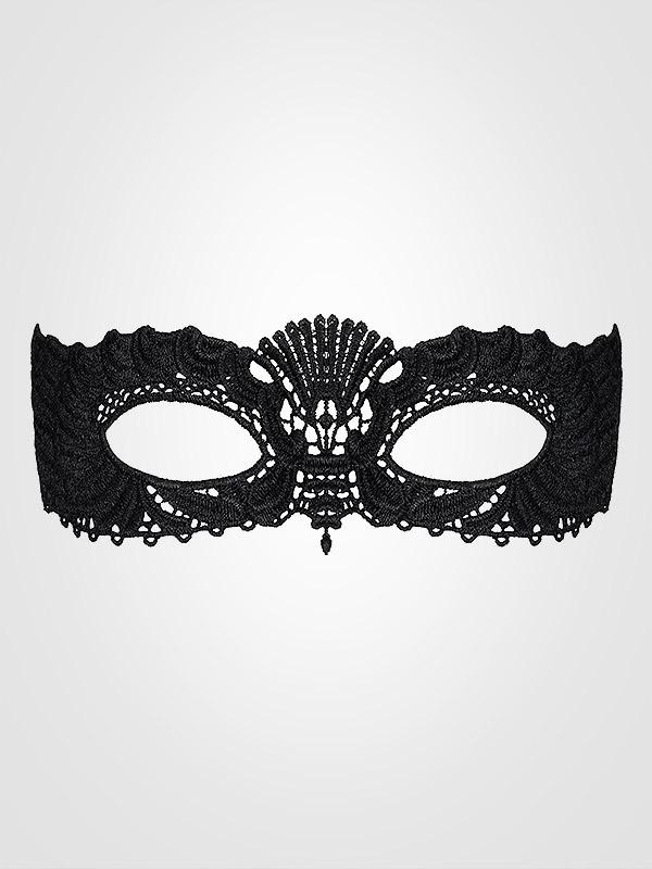 Obsessive mežģīņu maska "Mysterious Black"