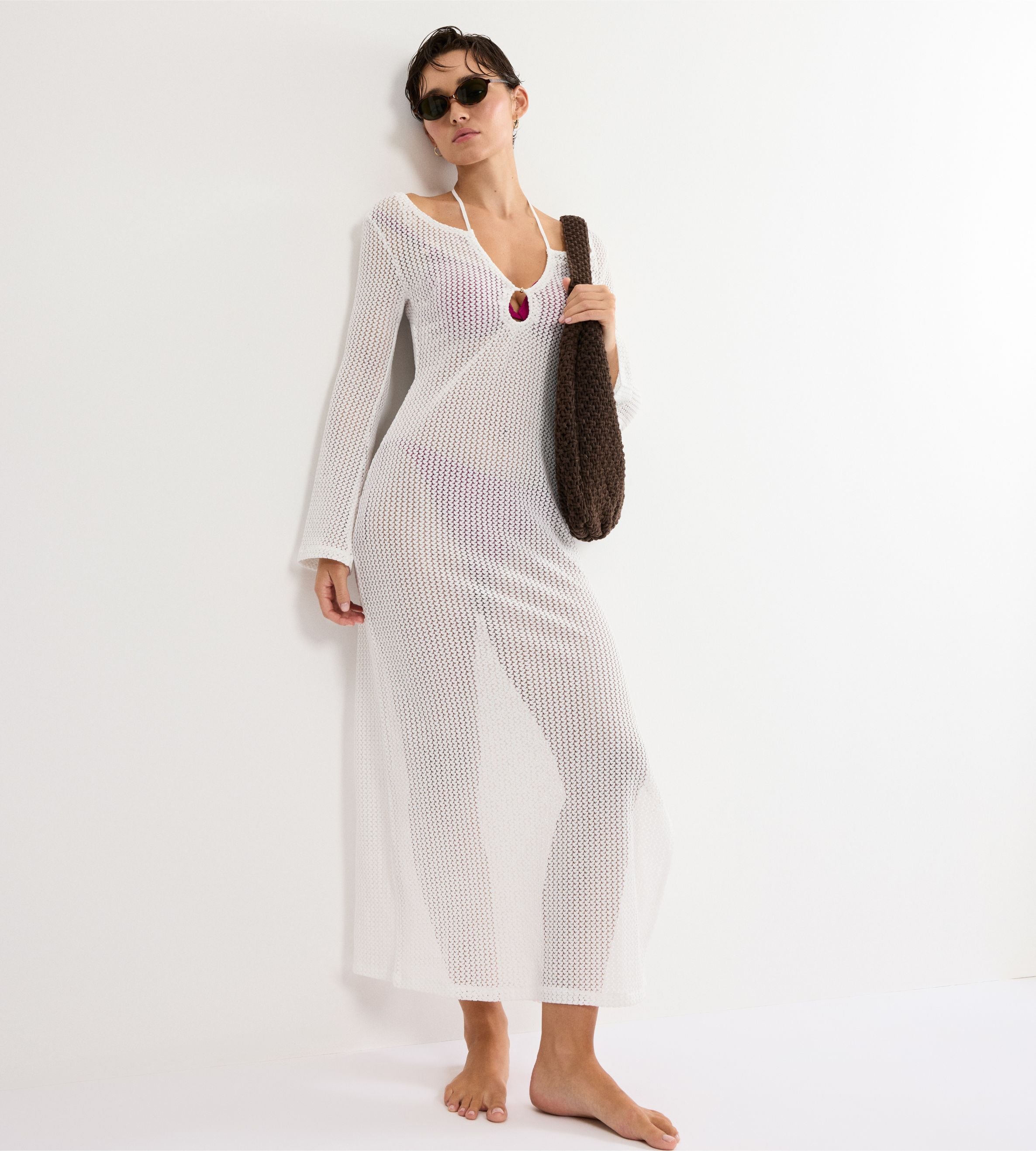 paplūdimio suknelė moterims