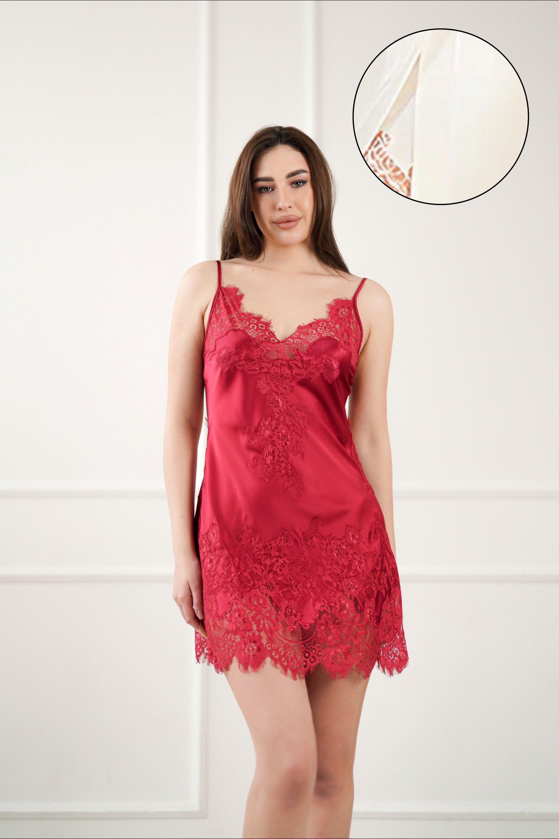 silk lace nightgown