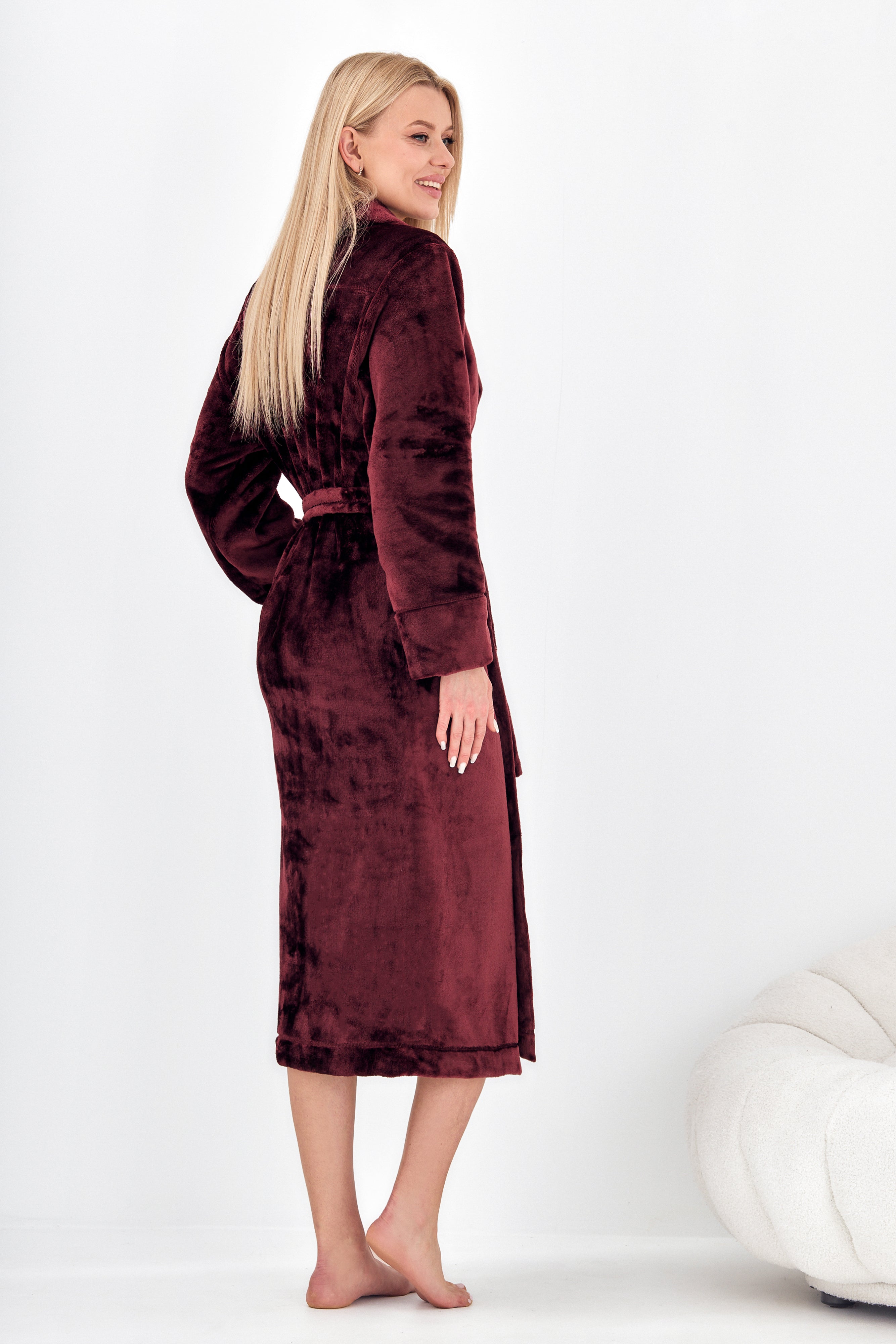 L&L garš halāts "Sky Bordeaux"