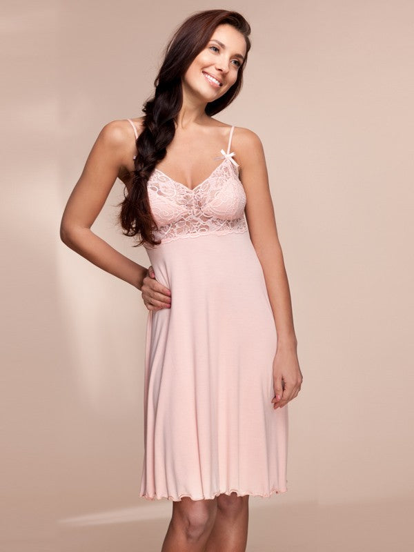 Lega Viscose Nightdress Regina Cream