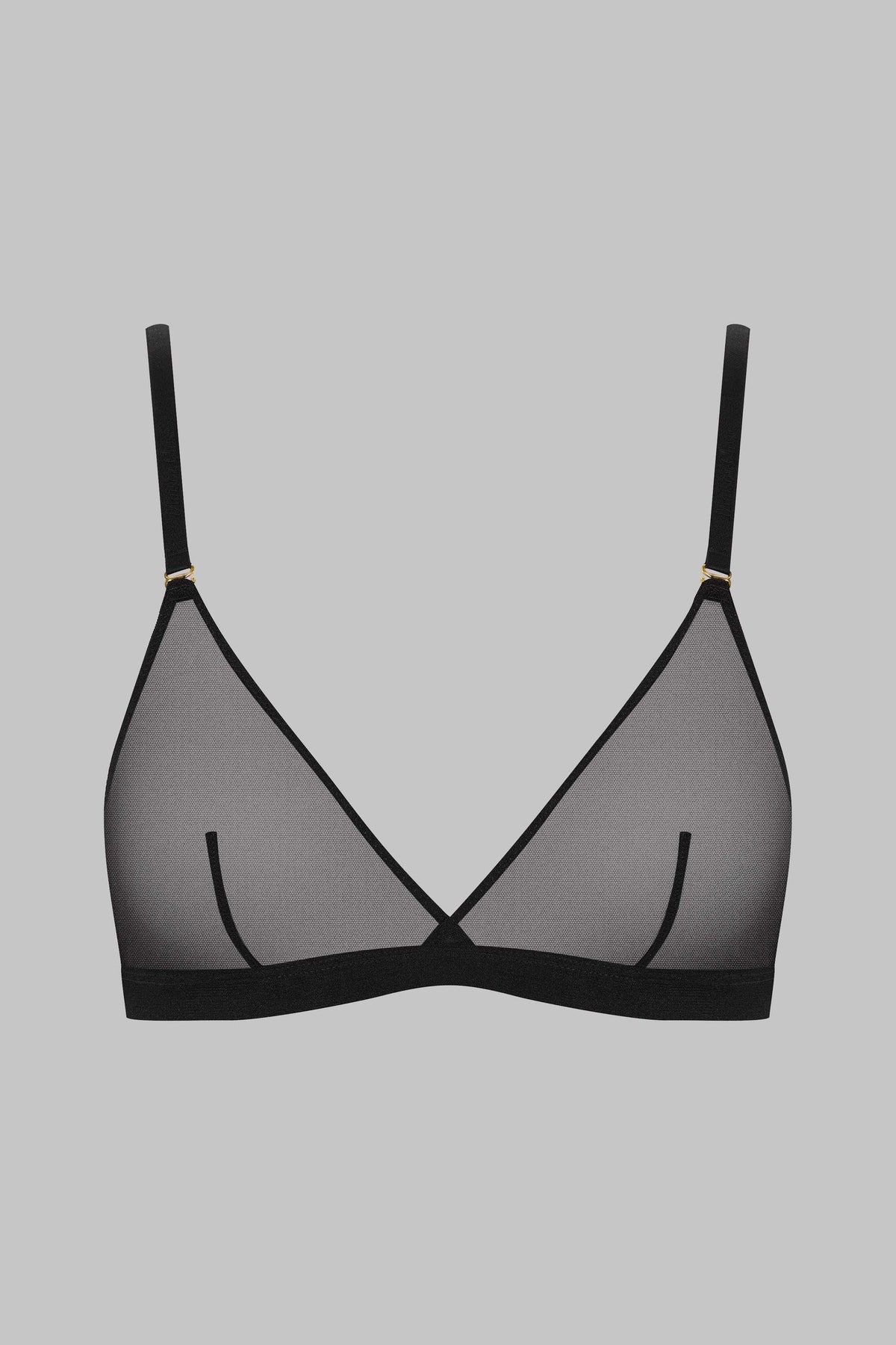 Maison Close Non-wired Non-padded Bralette Corps à Corps Black