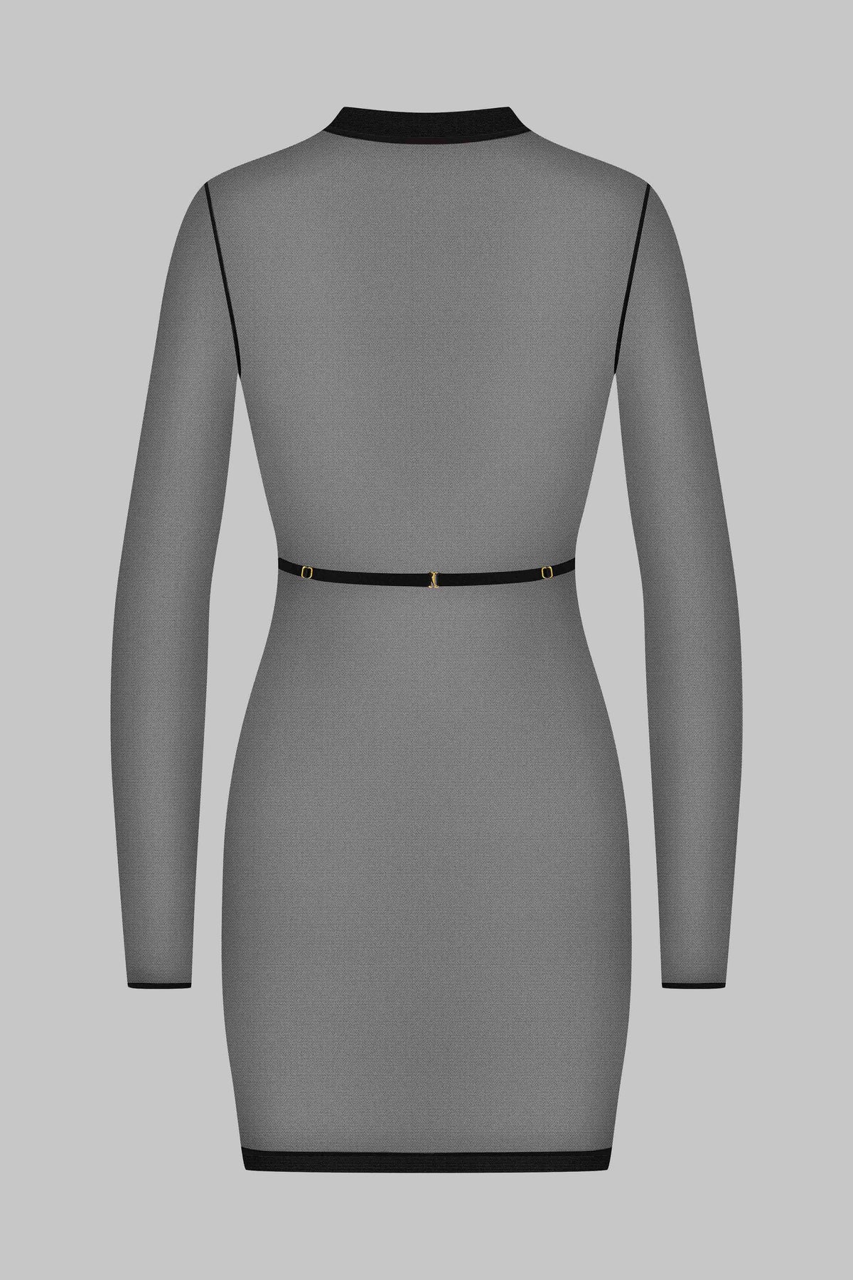 Maison Close платье из тюля с портупеей "Corps à Corps Black"